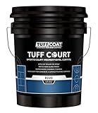 Tuff Coat Tuff Court UT-412 5-Gl Blue Non-Skid Durable Sport Court Paint Coating for Pickleball, Tennis and Basketball Court