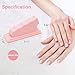 Nail Stand Art Cushion – Silicone Hand Rest with Finger Separators, for Manicure at Home or Salon, Anti-skid Design for Comfortable Fingernail Painting (Pink)