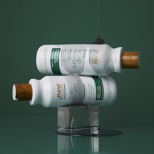 Raw Sugar Scalp Intensive Ritual Bundle - Shampoo, Conditioner, Scalp Scrub & Hair Masque, Clean Ingredients, Formulated without Sulfates & Parabens