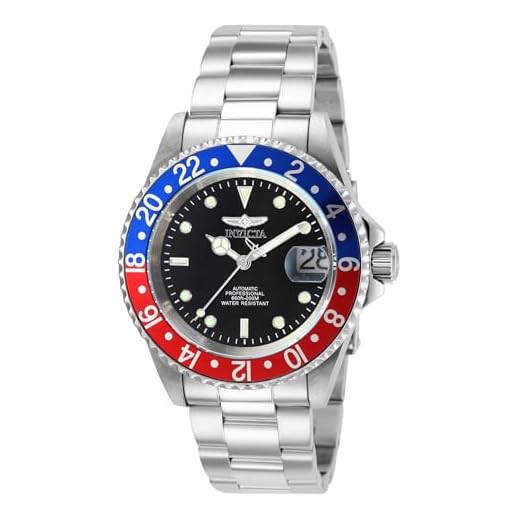 Invicta Relógio automático masculino Pro Diver 40 mm aço inoxidável prata (modelo: 8926BRB), Prata, Mergulhador, relógio automático