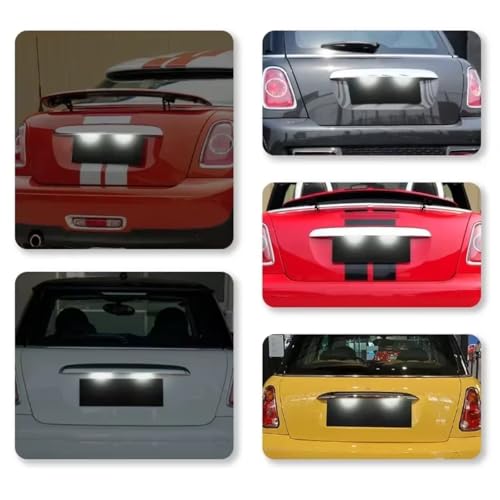 Luz de matrícula evita fallos en Mini Cooper R57 Convertible conjunto de luces 51132756227 7