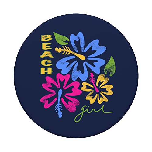 Vintage Y2K Beach Girl Aesthetic Coconut Girl Room Decor PopSockets Swappable PopGrip, Black - Image 3