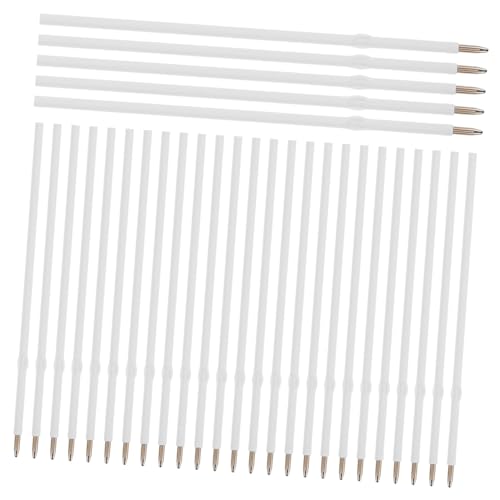 Uonlytech 200 St Skrivmaterial Skrivverktyg Bläckpenna Påfyllning Ersättningspenna Påfyllning Konstförsörjning White