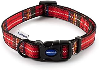 Ancol Nylon Adjustable Collar, 30 - 50 cm, Red
