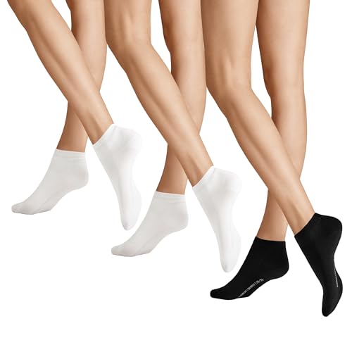 Hudson Easy³ lot de 3 chaussettes sneaker anti-ampoules et douces
