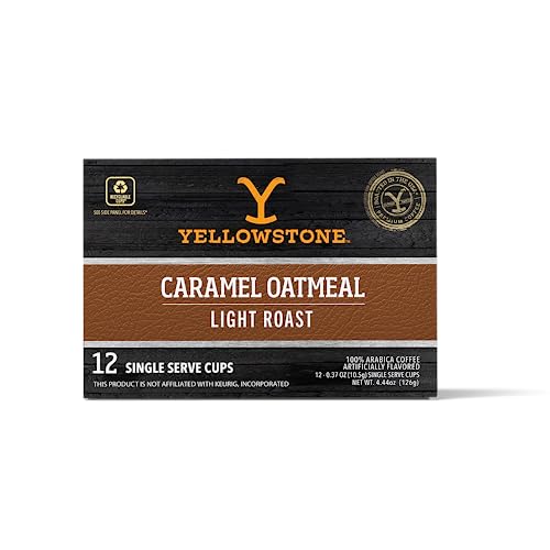 Yellowstone Caramel Oatmeal Pods, 12 Count