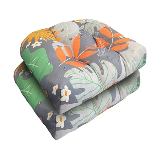 TESICA 18 x 18 Outdoor Seat Cushions Waterproof Patio Seat