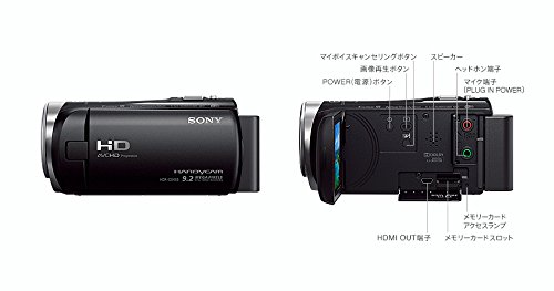 Amazon | 【整備済み品】 ソニー SONY ビデオカメラ HDR-CX485 32GB