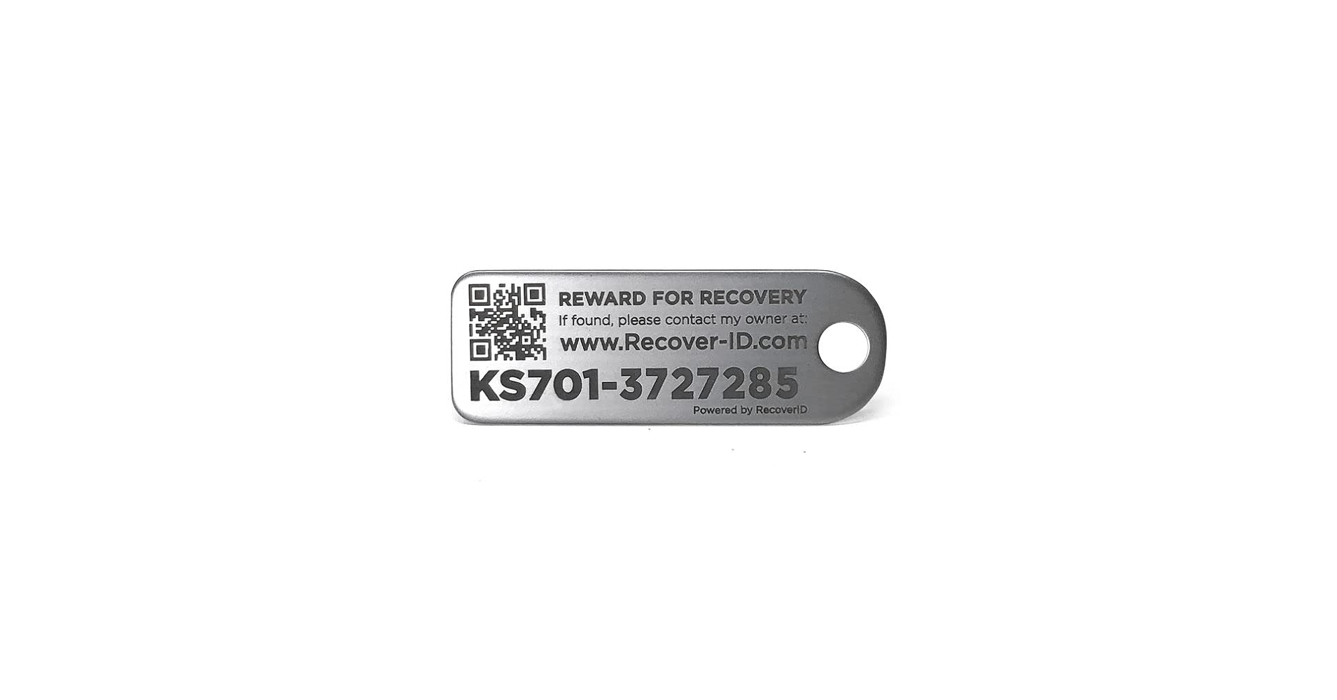 Amazon.com: KeySmart RecoverID Stainless Steel Silver Key ID Tag