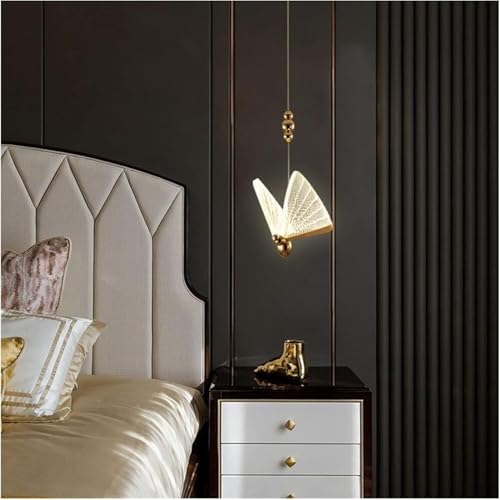 Lustre moderne à LED papillon pour salon et escalier - 2