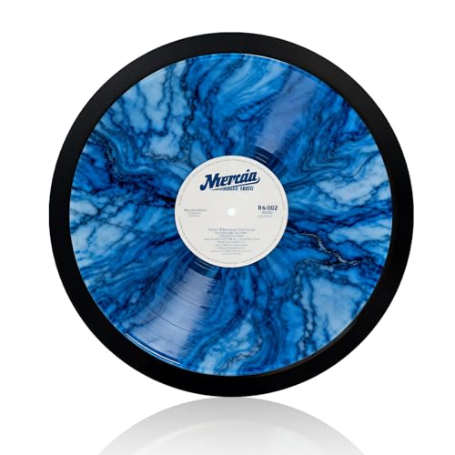 Allenkwok 12-Inch Vinyl Record Display Frame, 13x13 MDF Wood Frame