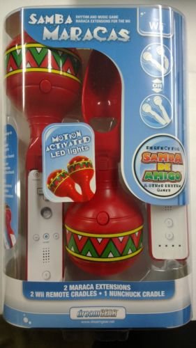 DreamGear Big Fun soft MARACAS for Nintendo Wii Works for ALL Rhythm Games