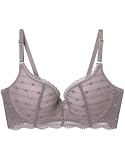 une nana cool(ウンナナクール) ブラジャー ラクして立体的な美シルエット ソフトワイヤー 【ポルカドットモールド】 ブラ JB2770 BR B75