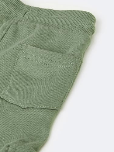Image of Max Boy's Cotton Textured Cargo Joggers