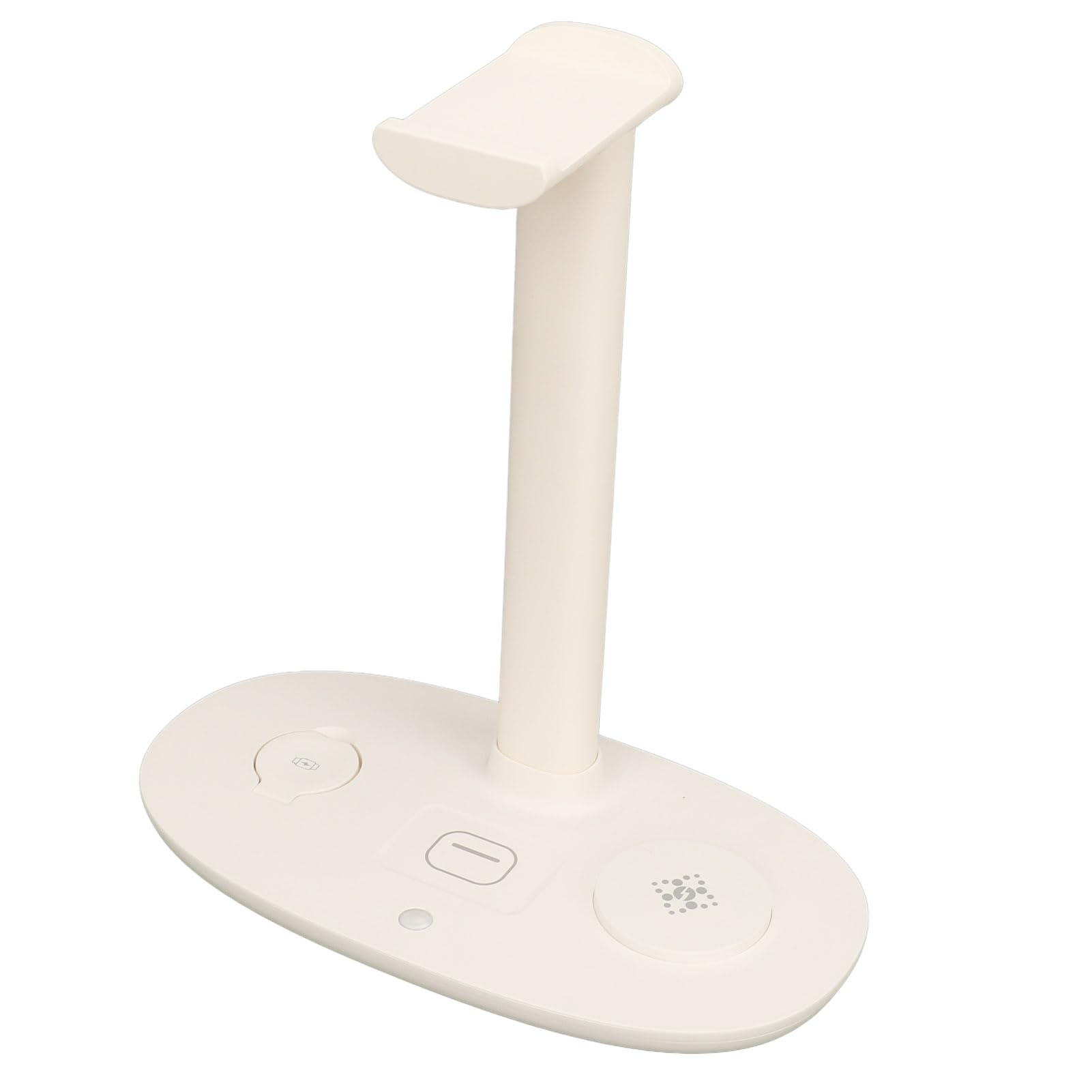 Dilwe Soporte para Auriculares con Cargador Inalámbrico de 15W (White)