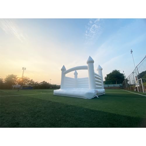 13ft White Bounce House Commercial Grade 100% PVC White Bouncy Castle for Wedding Memorable Birthday Parties & Event - Image 7