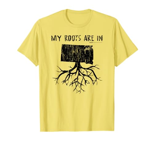 Vintage My Roots Are In South Dakota State T-Shirt