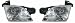 1997-2004 (1998 1999 2000 2001 2002 2003 97 98 99 00 01 02 03 04) Oldsmobile Silhouette Headlight Assembly - One Pair (Both Driver and Passenger Sides) - DOT Certified Headlight