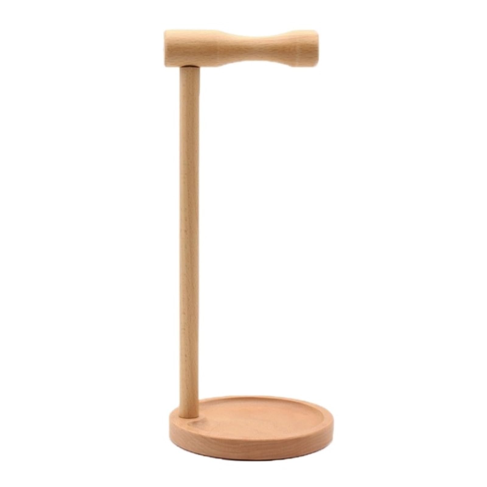 MRKU Headphone Stand Holder Headset Hook Hanger Desktop Beech,Wooden,Universal,Earphone
