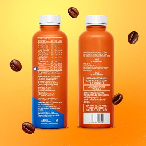 Image of Yogabar Protein Shake - Variety Pack of 18 (Chocolate, Coffee & Mango each Pack of 6) | 26g Protein Milkshake with No Added Sugar | Ideal Pre & Post Workouts Energy Drink