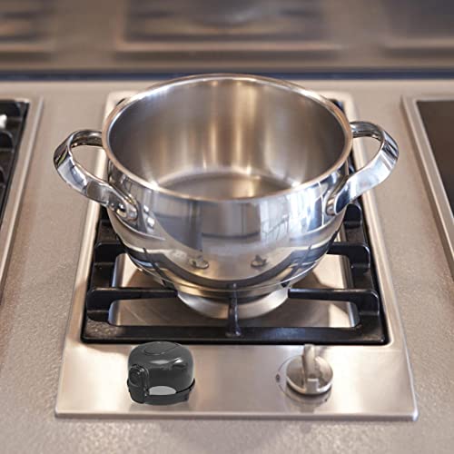 2 Pcs Capas de botão de fogão,Tampa do botão do fogão de segurança do bebê, adesivo e visão clara |