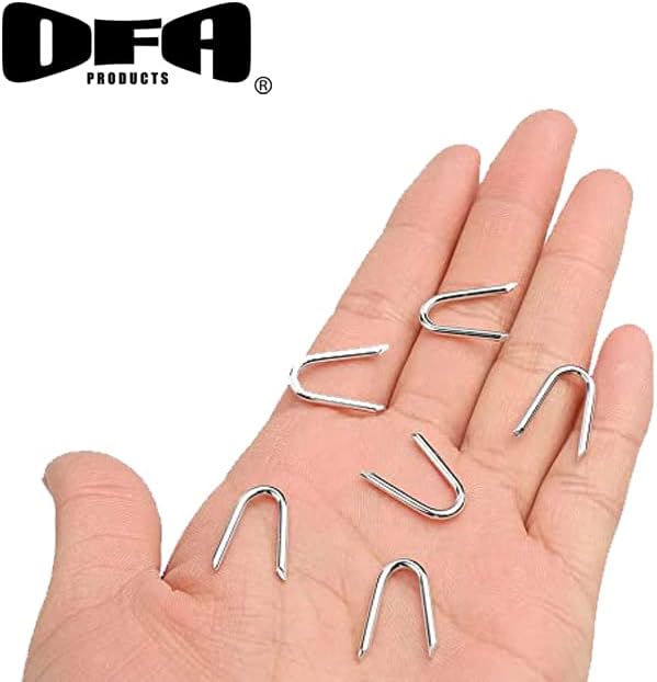 0.6 inch (Approx) DIY Nails, Galvanised (Galvanized) Staples 15 mm 110g Pack