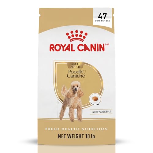 Royal Canin Breed Health Nutrition Poodle Adult Dry Dog Food, 10 lb Bag