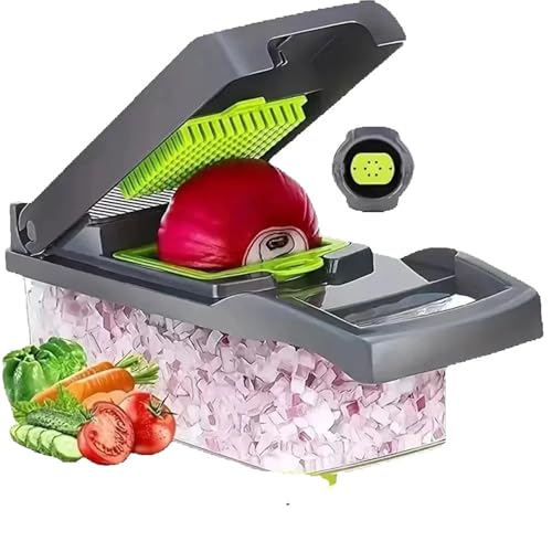 Set cortador multifuncional 16-en-1 para verduras miniatura 1
