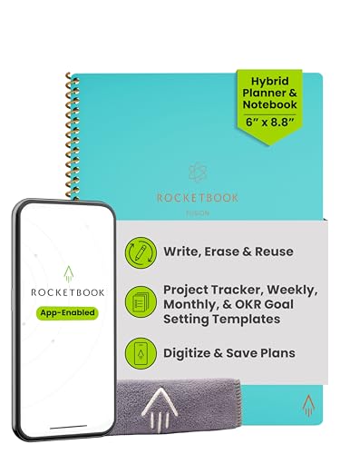 Rocketbook Fusion Reutilizable Agenda y Cuaderno Conectados...