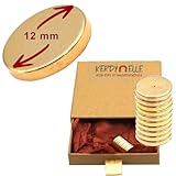 Aimants Thérapeutiques 12 mm – Magnétothérapie – Lot de 10 Aimants Or – Bien être, Soulagement Ciblé des Tensions Cervicales & Douleurs Articulaires – Kerdynelle