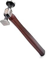 WUTA Hammer,Lederhammer, Hammer mit Kopf Aus Kohlenstoffstahl, Doppelköpfiger Walnuss holzhammer