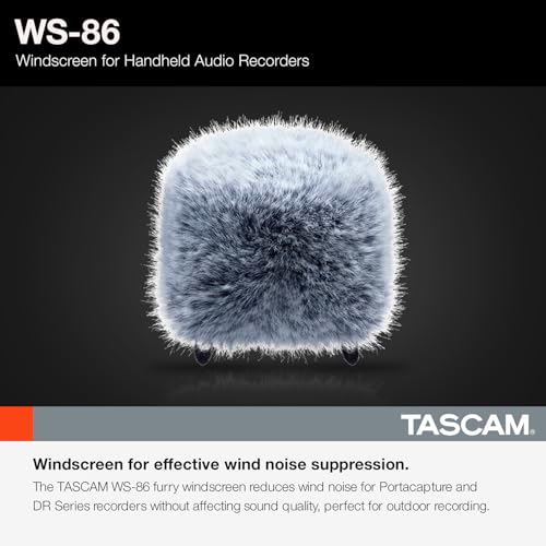 TASCAM WS-86, Windschutz - ideal für TASCAM Portacapture X8 und Portacapture X6