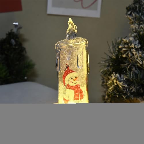 Velas LED de Navidad elegantes para decoración sofisticada de centros de mesa y cenas 2