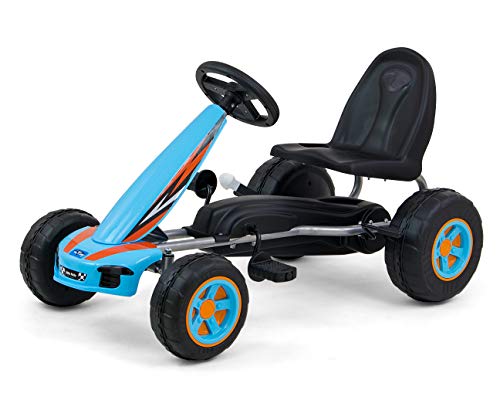 Milly Mally Go-Kart with Pedals Viper Blue