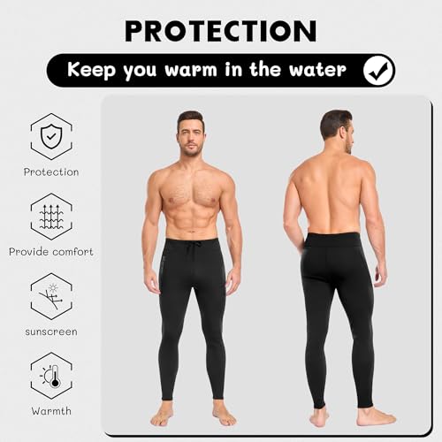 Chaqueta de traje de neopreno corto para hombre GoldFin manga corta + pantalones ajustables 2mm negro X-Large miniatura 3