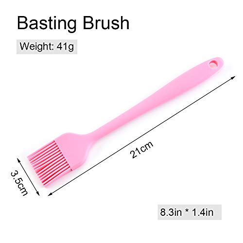 Aibecy Conjunto de utensílios de cozinha de silicone 10 peças resistentes ao calor antiaderente colh