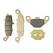 Lefoss Motorcycle Replacement Front and Rear Brake Pads Brakes for Kawasaki KLR650 KLR 650 C1-C10 1995 1996 1997 1998 1999 2000 2001 2002 2003 2004 FA229F FA067R