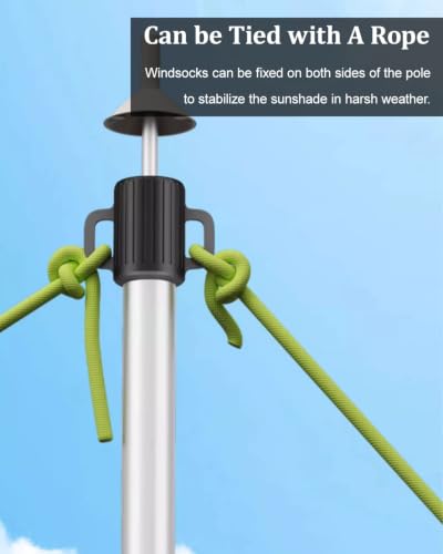 Postes para toldos vela con base fuerte para evitar caidas por el viento 4