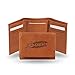 NHL Anaheim Mighty Ducks Embossed Genuine Cowhide Leather Trifold