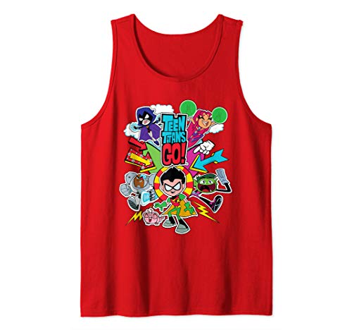 Teen Titans Go! Team Graphic Tank Top #TOP13