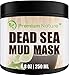 Produktbild Totes Meer Schlamm Schwarze Gesichtsmaske - Premium Nature Anti Pickel & Blackhead Clay Maske Gegen Mitesser & Unreine Haut Gesicht & Körper Beauty Masken Gesichtsmasken Schwarz Dead Sea Mud Mask
