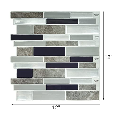 Miscasa Peel And Stick Backsplash Tiles, Multicolors Home Decor Premium Kitchen Backsplash Wall Stickers #TOP1