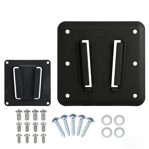 RV TV Mount for Camper Anti-Rust Quick Release Wall Mount TV Bracket-Plastic Polymer VESA 100x100mm for Screens up to 43 inches & 30 lbs Low Profile Wall Bracket for Camping Movie Night Truck