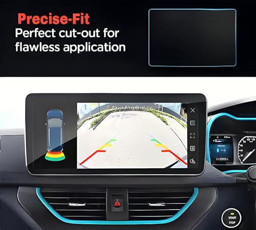 Image of Compatible For MARUTI SUZUKI FRONX Delta Delta plus Zeta 7 Inch Infotainment System Touch Screen Guard Protector Accessories (Clear)
