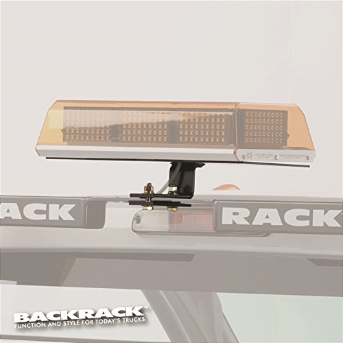 BACKRACK RealTruck Light Bracket, 16X7 Base | Rectangle, Center Mount,