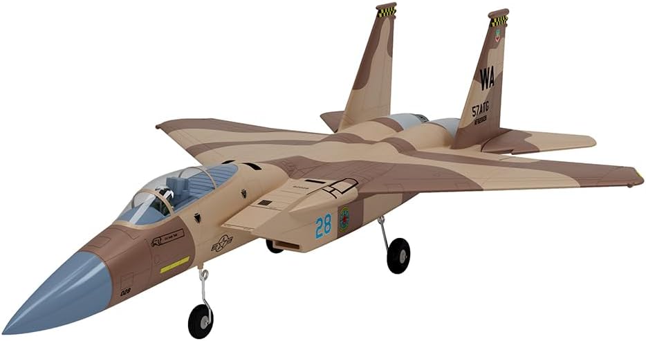 F-15 Twin 40mm EDF RC Airplane RC Fighter Jet PNP (Transmitter, Receiver or Battery not Included) (Desert Camo)