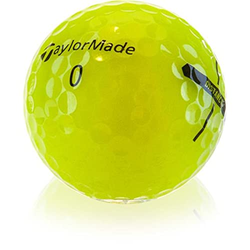 Taylor Made Distance+ Yellow Personalized Golf Balls #TOP3