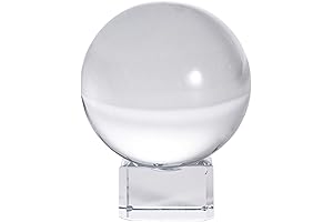 *LONGWIN 2" Glass Ball for Photography with Stand (Clear)