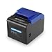 [ 80mm Stampante Termica] Stampante Termica Diretta Speciale per la Cucina EU MUNBYN AUTO-CUT Stampante Portatile di Ricevimento Termico 300mm / sec/USB Seriale/ESC/POS