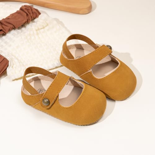Image of KIDSUN Baby Boys Girls Sandals Adjustable Lightweight House Home Slippers Non Slip Newborn Prewalk First Walk Shoes